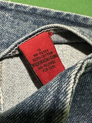 Vintage Zana Di Patchwork Denim Jeans Size 9 Low Rise Flare Fringe Hippie 90's - Picture 10 of 15