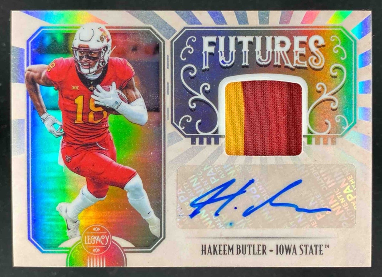 Hakeem Butler Panini Legacy Futures Patch Autographs #FPHB Base