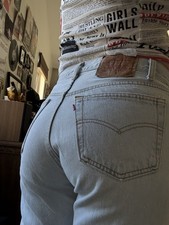 Vintage Deadstock 80s Light Wash Levi  s Button Fly Jeans Size W32 L32