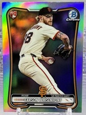 2026 Bowman Carson Whisenhunt #16 Rookie Red RC Variation Giants