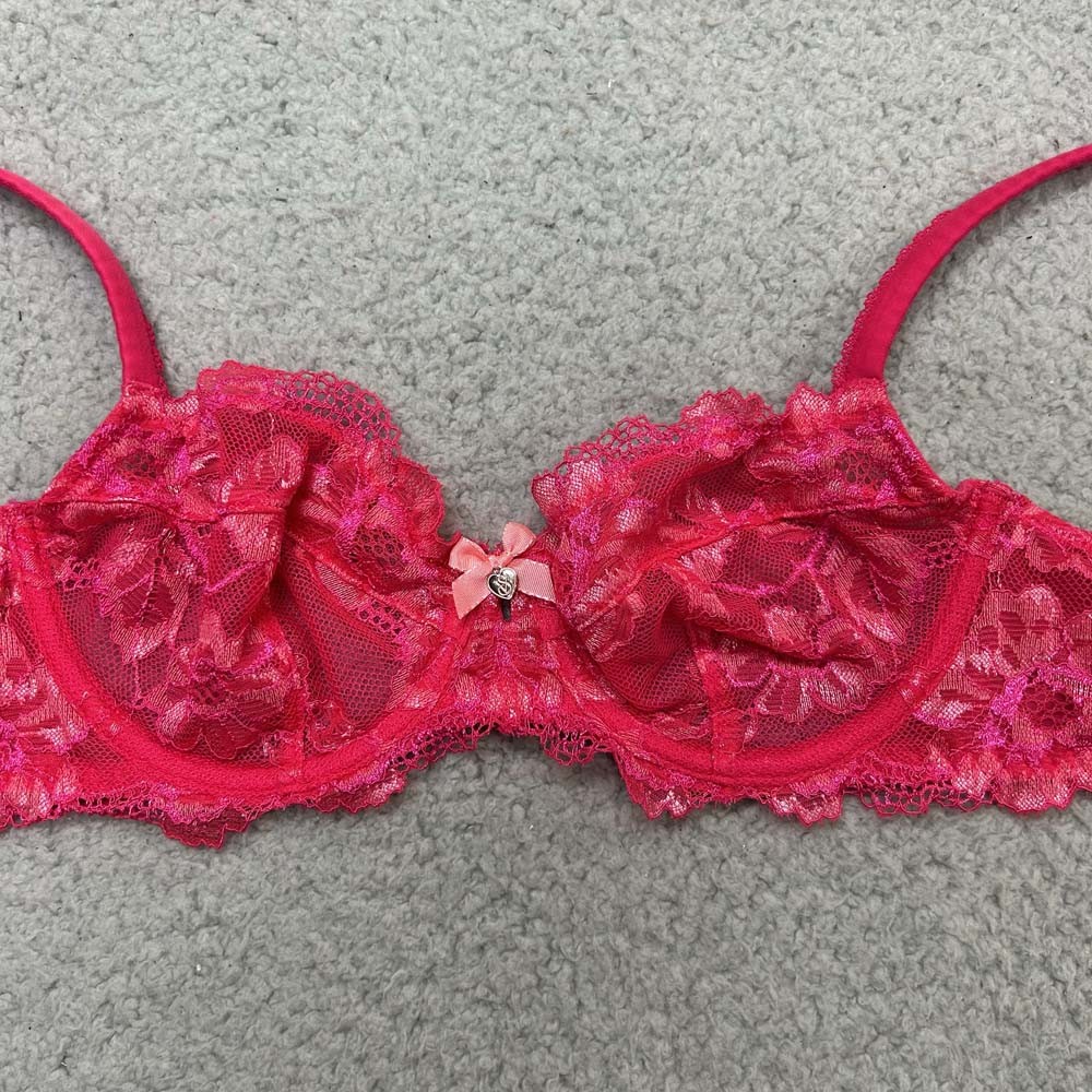 Victoria Secret Bra 34B Balconette Bra Body By Victoria Unlined Demi