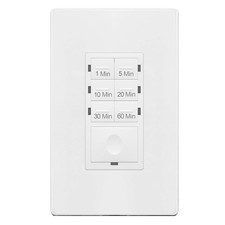 1-Hour Countdown Timer Switch, for Bathroom Exhaust Fans, Heaters, Lights, LED I