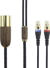 10ft 4-pin XLR 6N OCC Copper/Silver Balanced Audio Cable- Audeze Replacement