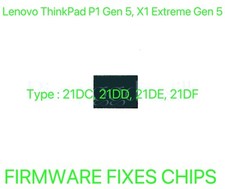 Lenovo ThinkPad P1 Gen 5, X1 Extreme Gen 5, BIOS CHIP Type: 21DC 21DD 21DE 21DF