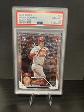 2023 Topps Series 1 - Nolan Gorman #16 Silver Pattern Foil (RC) PSA 10