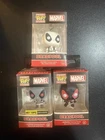 Funko Pocket Pop - Deadpool - lot of 3 Hot Topic exclusives