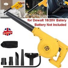 Cordless Leaf Blower for Dewalt 18V Battery 2-in-1 Electric Leaf Blower&Vacuum
