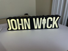 John Wick Light Box Sign 
