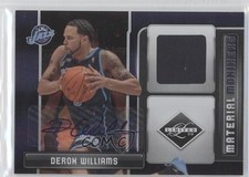 2009-10 Panini Limited Material Monikers 1/25 Deron Williams #15 Auto 2e6