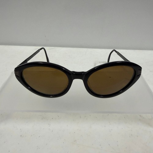 Revo Cat Eye Sunglass FRAMES ONLY Black Brown Lenses 1405/001