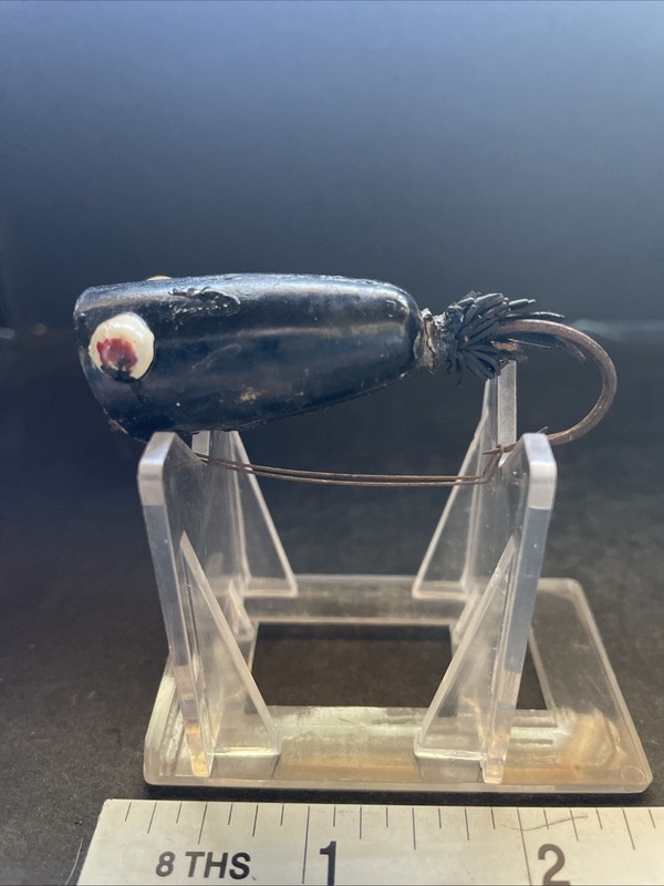 Vintage Brooks? Weedless Wooden Fishing Lure 
