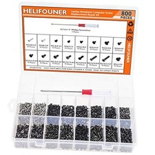 800 Pieces Laptop Notebook Computer Screw Replacement Repair Kit, Electronic