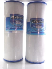 Cryspool CP-04075 Filter Compatible 50 Sq. Ft Spa Filter Cartridge, 2 Pack
