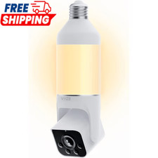 WYZE Bulb Cam Security Camera 2K HD Outdoor Light Bulb Camera Color Night Vision