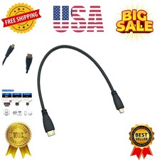 Micro HDMI Type D Male to Mini HDMI Type C Male Connector Adapter Cable Cord ...
