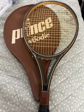 Tennis Vintage Prince Woodie Ash Maple Graphite Tennis Racquet Sleeve