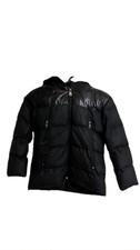 Moncler Kids Puffer Jacket Size 6-7 Years Black 100 Lana Wool