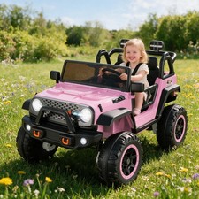 24V 2 Seater Ride On Toys Electric Car 4x100W Motor w/ 20" Wide Seat Bluetooth