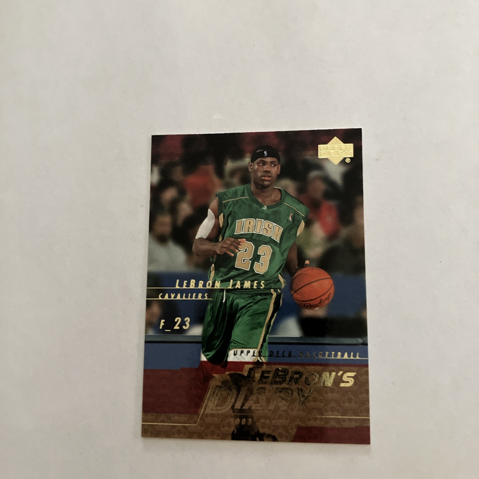 2003-04 Upper Deck Lebron's Diary LeBron James #LJ2 Rookie RC