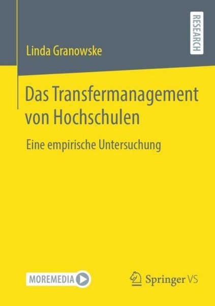 Das Transfermanagement Von Hochschulen Linda Granowske-image