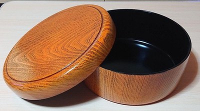 Takenaka Kogei Eiche Lack Tablett Keiyaki Showa Retro 30 cm Durchmesser