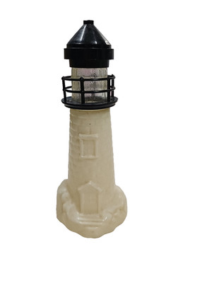 AVON Old Spice Lighthouse Aftershave 1970s Cologne Bottle Glass Vintage