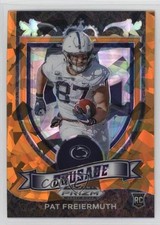 2021 Panini Prizm Draft Picks Crusade Orange Ice Prizm Pat Freiermuth #173 1nj0