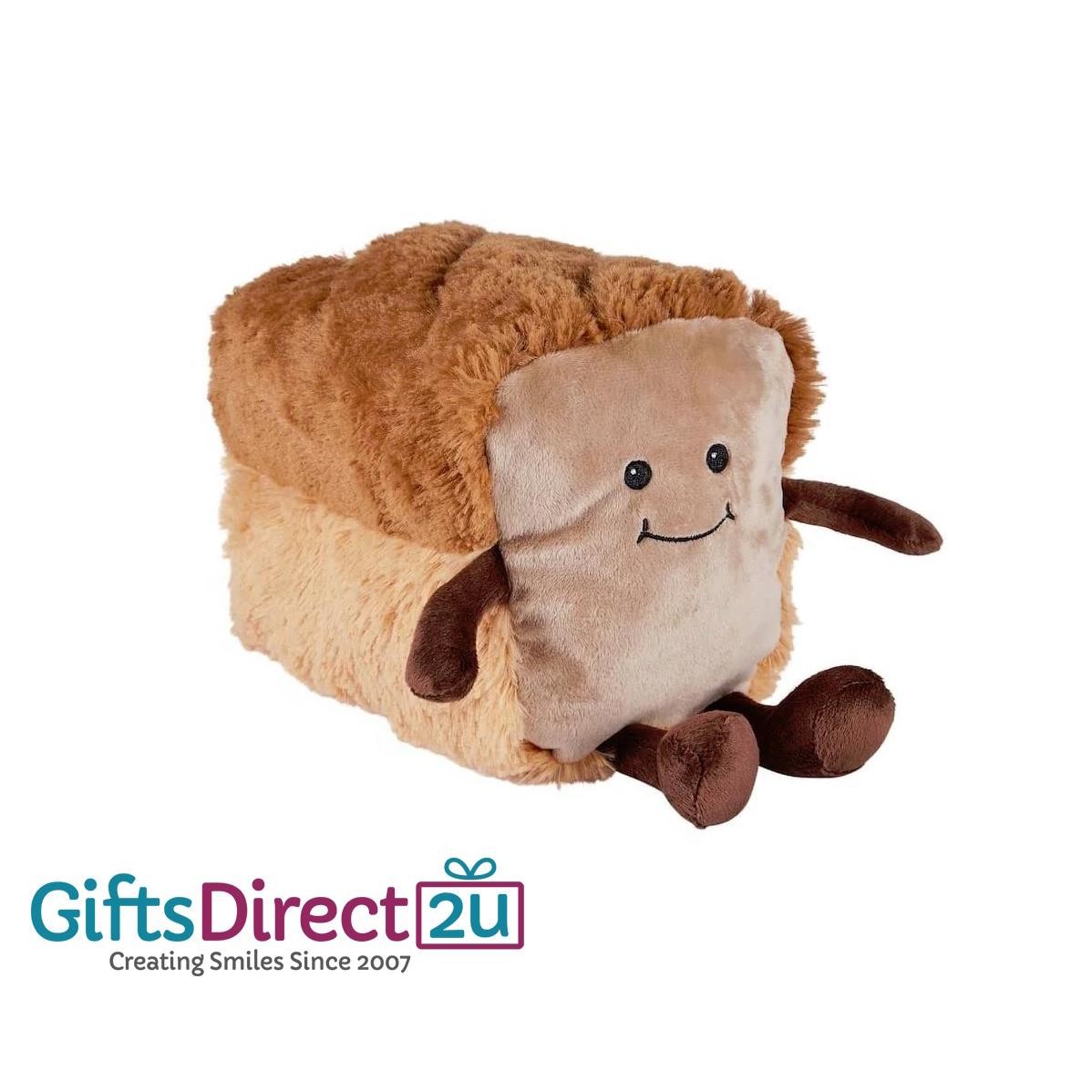 Warmies Light Brown Large Microwaveable Plush Loaf Of Bread In - Image 2