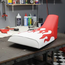 Honda ATC 250R Seat Cover For 1985 To 1986 Models Vinyl Seat Cover