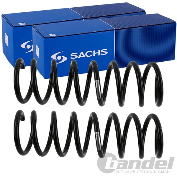 2X Sachs Fahrwerksfeder Federn Hinten Passend FüR Volvo V40 + Cross Country-image
