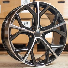 4x20" JAGUAR E-PACE GLOSS BLACK/MACHINED STORM DESIGN 8.5J ALLOY WHEELS