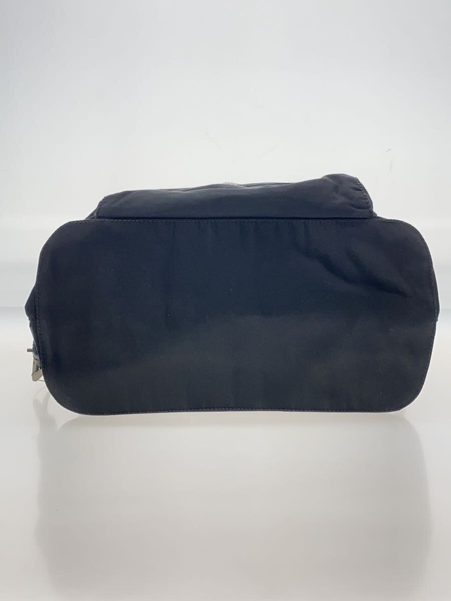 PRADA Backpack Nylon BLK Plain Backpack Triangle … - image 4