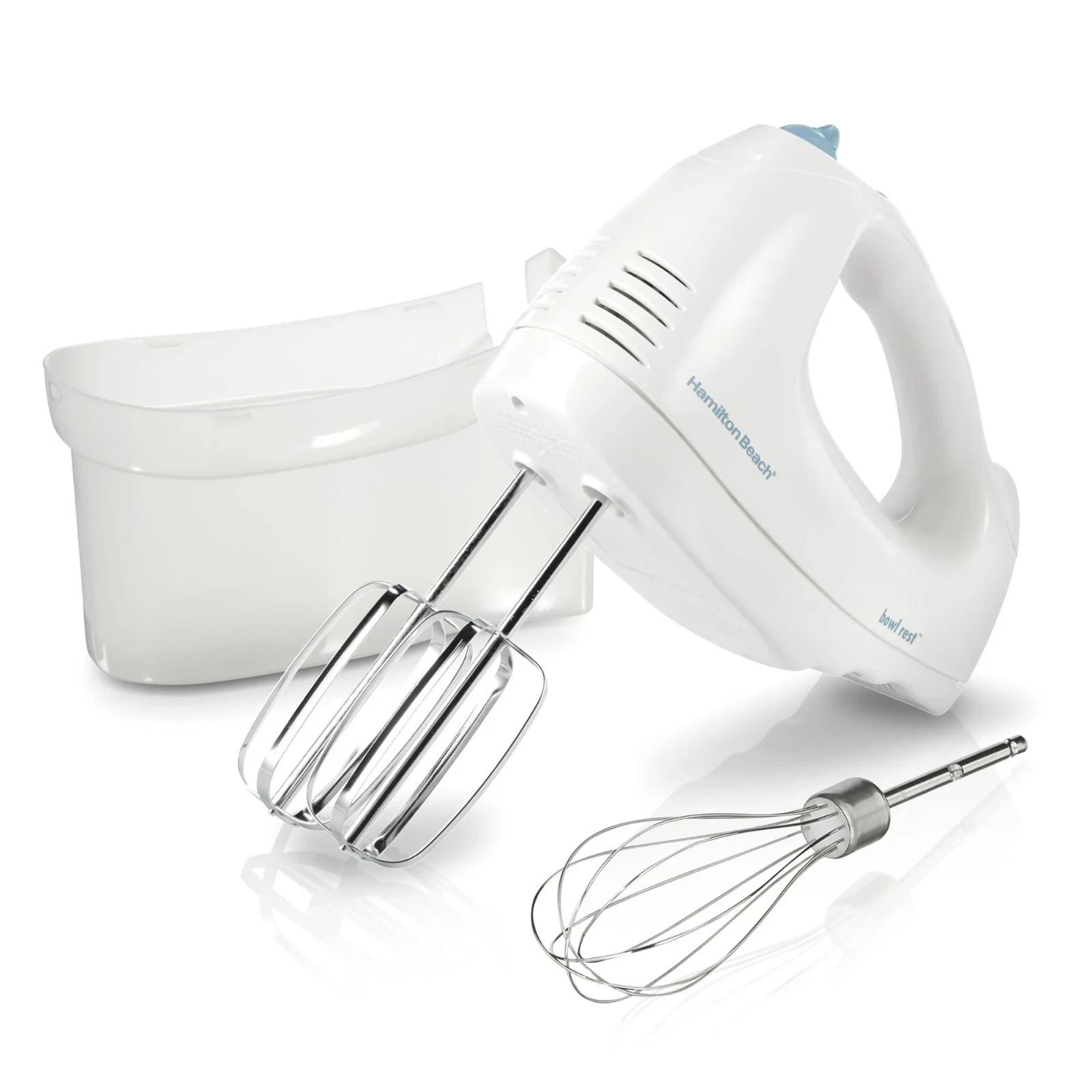 Hamilton Beach 6 Speed Hand Mixer w/ Snap On Case White Brand New in Box
Opens in a new window or ta