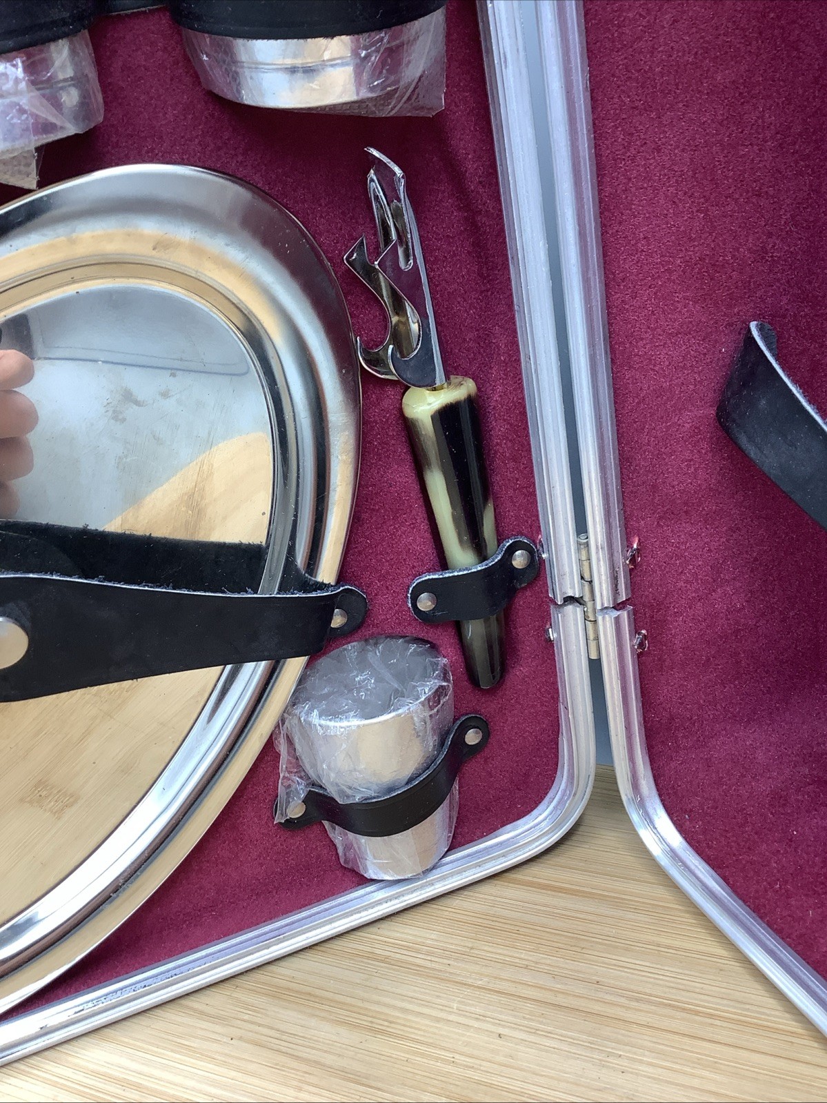 Vintage Everwear Trav-L-Bar Portable Cocktail Set