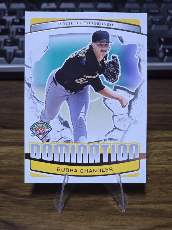 2025 Panini Prospect Edition - Domination Bubba Chandler #14 (RC)