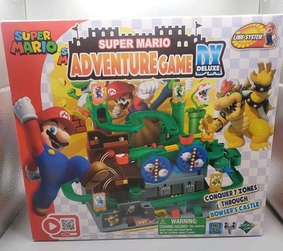 Super Mario Adventure Game Deluxe Bowser Castle and 7 Traps, New 