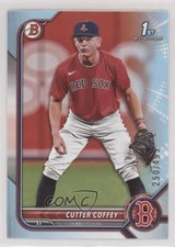 2022 Bowman Draft Sky Blue 250/499 Cutter Coffey #BD-200 13nm