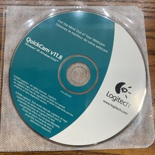 Logitech QuickCam v11.8 Webcam Driver Installation Software CD Disc Windows XP