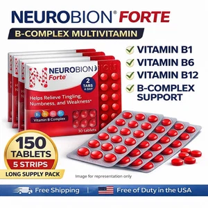 Multivitamine Neurobion Forte B1 B6 B12 B Supplément complexe 150 Tables Exp 05/2027