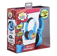 eKids Ryans World Kids Bluetooth Head Phones, Wireless Headphones w... Fast Ship