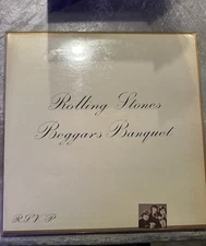 The Rolling Stones Beggars Banquet 33rpm 12" LP Vinyl Record Album NM-w Insert