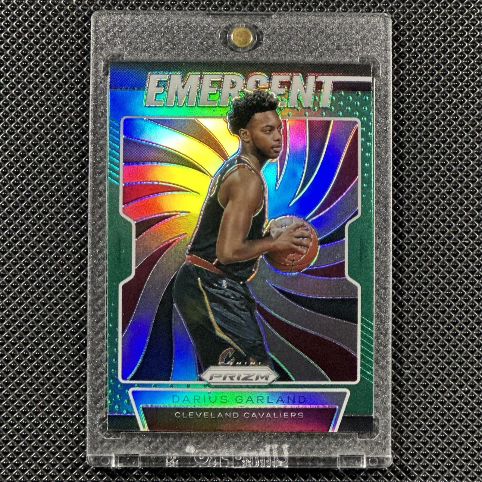Darius Garland 2019-20 Panini Prizm Emergent #19 Rookie Green Prizm (RC) Cavs
