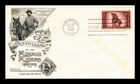 DR JIM STAMPS US COVER ROUGH RIDERS 50TH ANNIVERSARY FDC SCOTT 973 FLEETWOOD