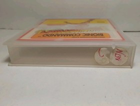 Nintendo NES Bionic Commando Permastruct Rental Case ONLY, Plastic, Vintage