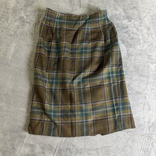 CHARTER CLUB WORSTED WOOL Plaid SKIRT WOMENS SIZE 6
