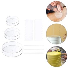 1 Set 11Pcs Round Cake Discs Cake Transparent Cake Discs Cake