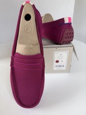 Rothy s The Daily Driver Loafer Flats Raspberry Pink 8 EUC Sold Out 189