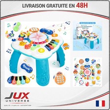 Table d'activité bébé musicale 6 en 1 – Jouet éducatif 1 an garçon fille