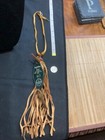 Post Apocalyptic Leather Fringe 1950's Hotel Key Necklace From Resident Evil 3 — photo 7