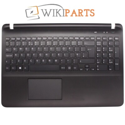 Neue Sony Vaio SVF15319CWPW Laptop Ersatz Handauflage schwarz mit UK Tastatur